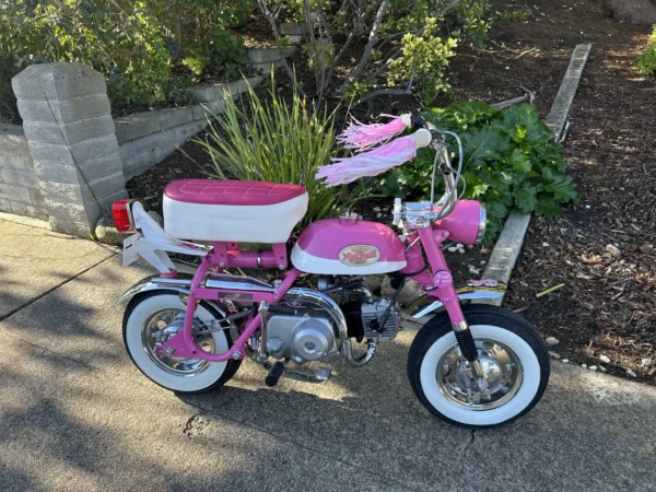 1971 Honda Z50A Mini Trail (Pink & White Custom)