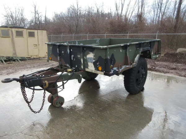 1993 TURTLE MOUNTAIN MFG CO 9 ft x 84 in – Military Utility Trailer