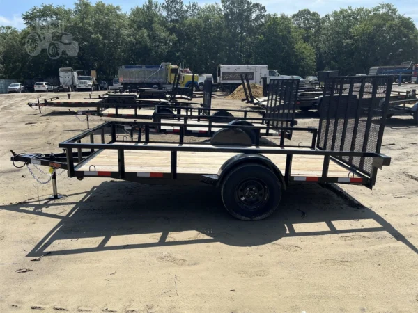 2023 DOWN 2 EARTH 12 ft Fixed Single Axle Utility Trailer