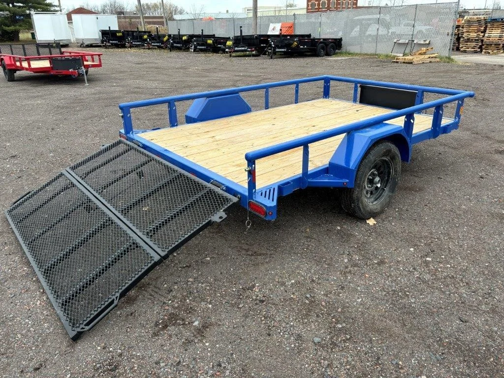 2025 DIAMOND C 10 ft x 77 in Single Axle Utility Trailer
