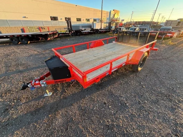 2025 DIAMOND C 12 ft x 77 in Single Axle Utility Trailer