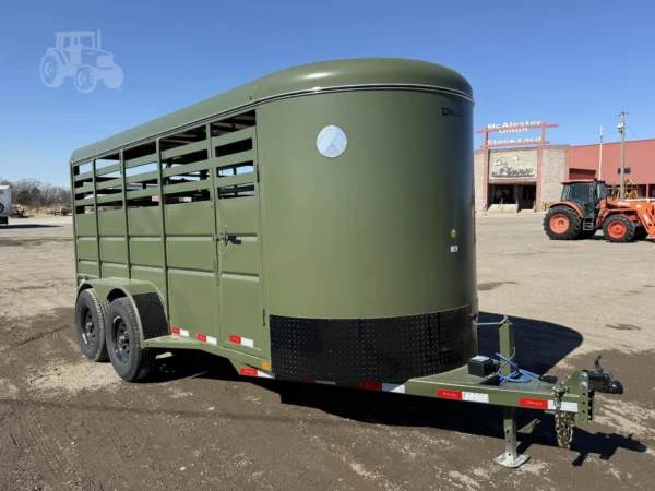2026 DELCO 16 ft – Bumper Pull Stock Trailer