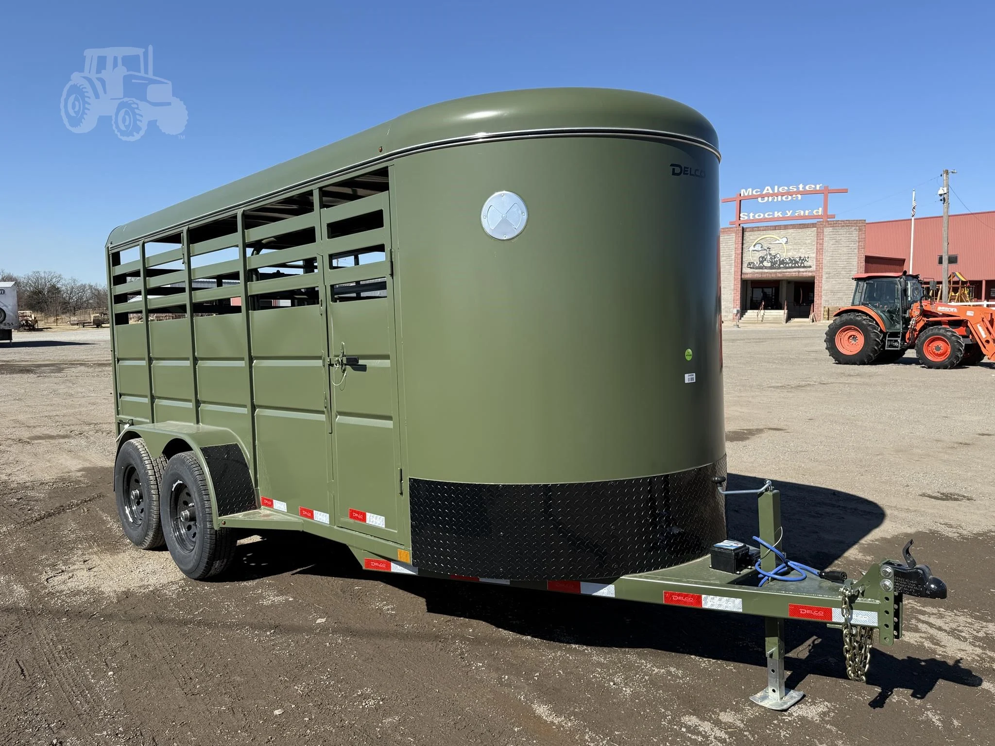 2026 DELCO 16 ft – Bumper Pull Stock Trailer