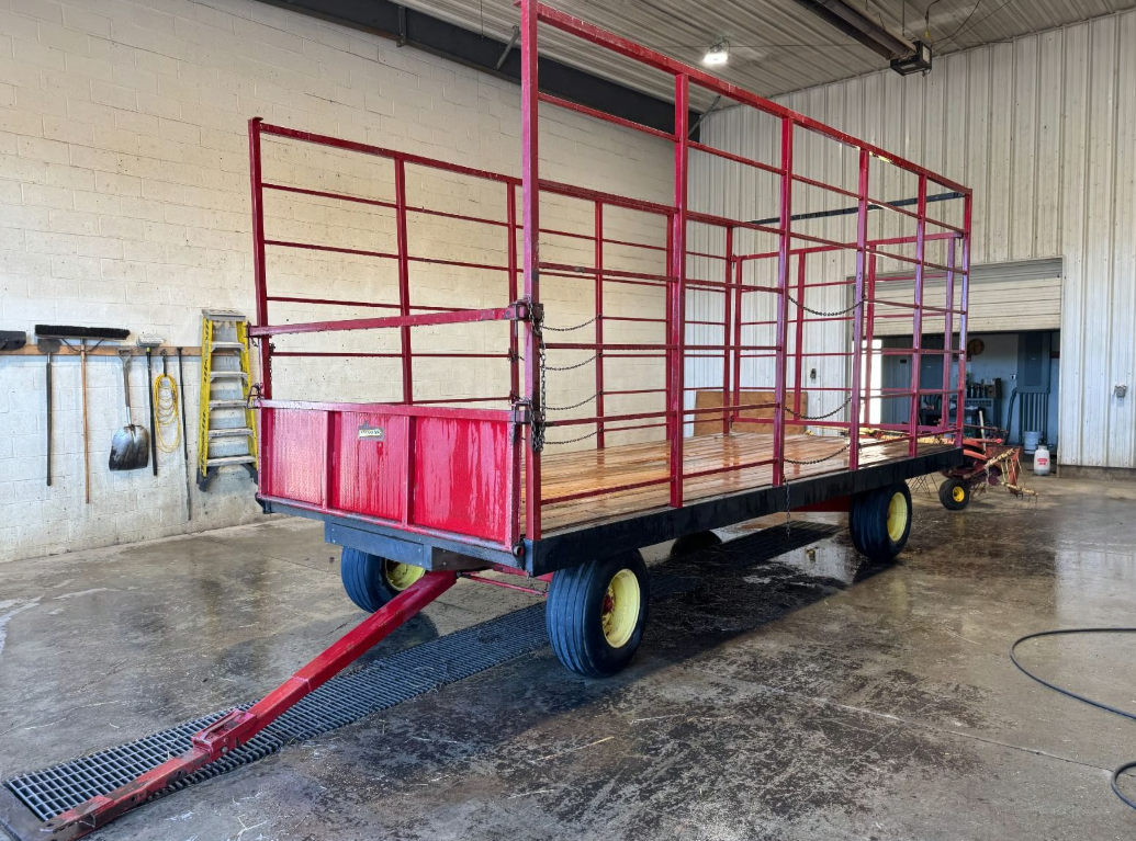 Farmco 8x18 Hay Rack Wagon