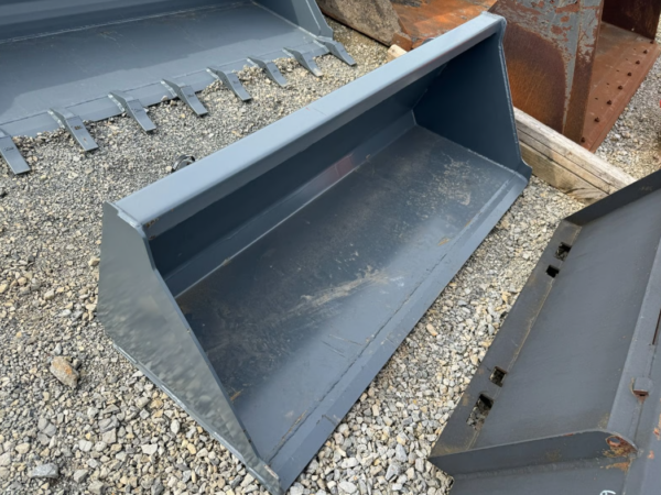 Gray 66" Compact Loader Bucket