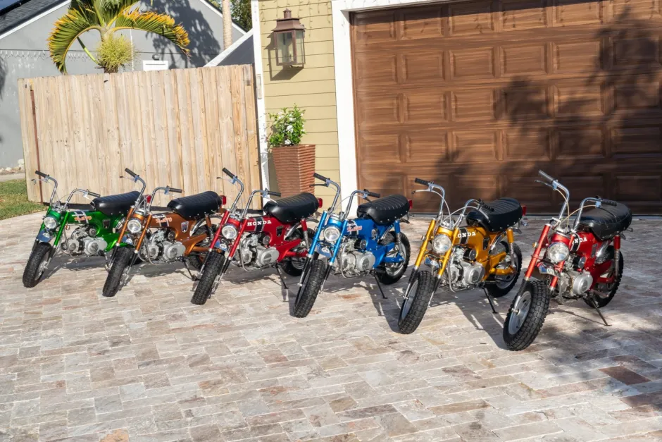 Lot of Six 1970 Honda CT70 Trails